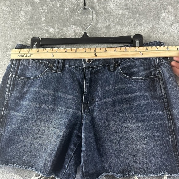 Madewell Jean Shorts Women's 28 Denim Blue Cutoff - Picture 5 of 9
